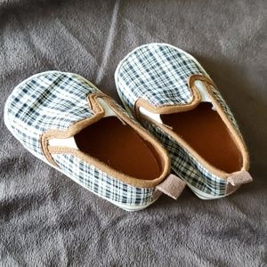 Plaid Baby Shoes